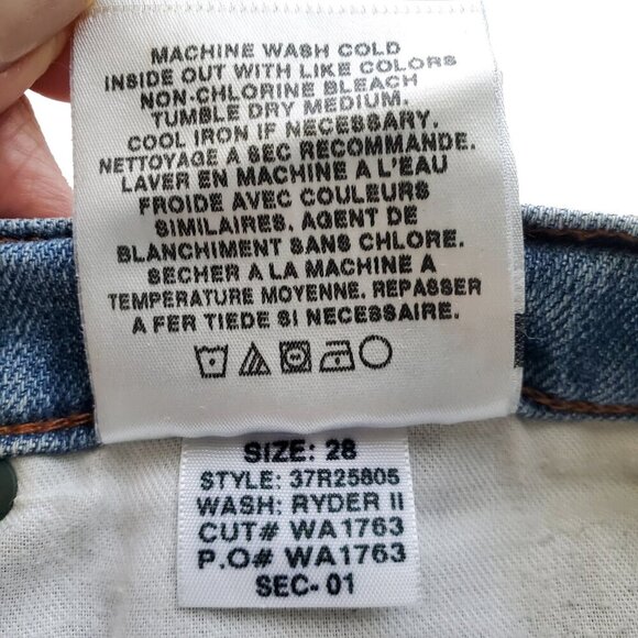 Joe's Jeans Bootcut Jeans Fit Provocateur Rider ll Wash Low Rise Y2K Sz 28 - Picture 9 of 16